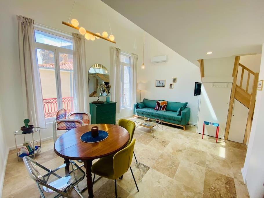 "Le Refuge" Duplex Quartier Haut, Climatise 세테 외부 사진